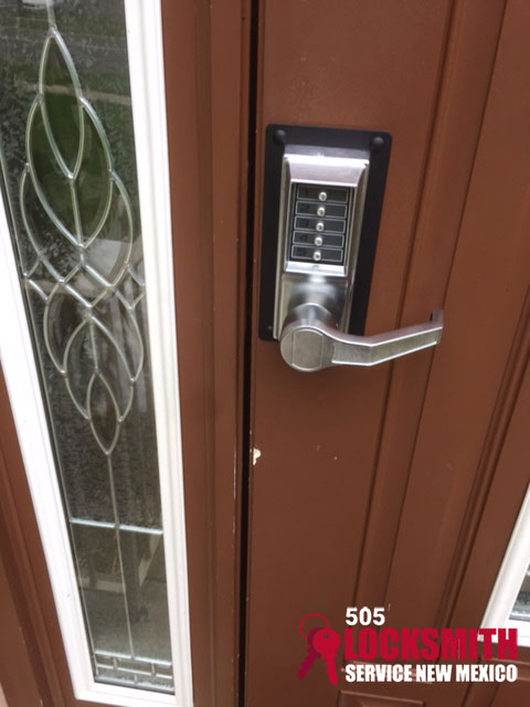 Electronic Push Button Keypad Lock Installation in Albuquerque, NM